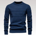 Robby - Smal langærmet sweater med Diskrete broderede