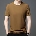 Harry - Slim Fit mesh T-shirt med rund hals