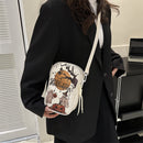 Halloween Shoulder Bag – Trendy Pumpkin Design