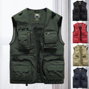 Oliver - Moderne cargo vest med flere lommer & lynlåslukning