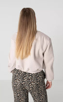 Emma - Stilfuld bomberjakke med knapper