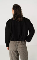 Emma - Stilfuld bomberjakke med knapper