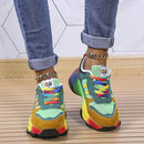 Anna - Rainbow Sneakers med Komfortabelt og Legende Design