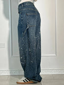 Christine - Casual jeans med flere lommer og en løs pasform