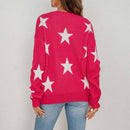 Celeste legende sweater med stjerneprint, rund