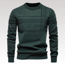 Robby - Smal langærmet sweater med Diskrete broderede