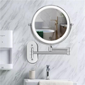 MirrorLux - Vægmonteret LED makeupspejl med justerbar