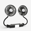 Bilventilator med dobbelt roterende hoveder