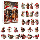 Dachmas -mJulekalender med 24 Gravhund-Tematiske Tilbehør