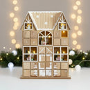 Yulecount - Træjulekalender med LED-lys