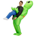 Oppusteligt alienkostume til børn