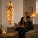 Glowwood - Træhjerte Vægdekoration med LED-belysning