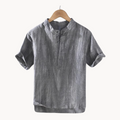 William - Chic kraveløs T-shirt i linned