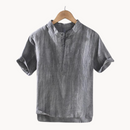 William - Chic kraveløs T-shirt i linned