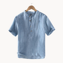 William - Chic kraveløs T-shirt i linned