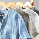 William - Chic kraveløs T-shirt i linned