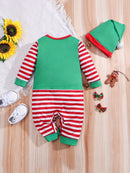 Baby Elf Halloween Romper with Hat