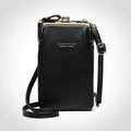 VandreVæv crossbody taske i PU-læder med flere rum