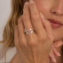 HeartBond - Justerbar ring med specialindgravering af navne