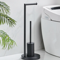 AstraBloom – Toiletpapirholder med integreret toiletbørste
