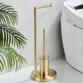 AstraBloom – Toiletpapirholder med integreret toiletbørste