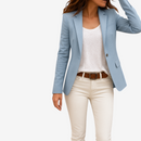 Dame Blazer med Notched Krave