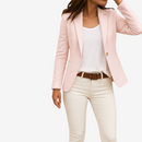 Dame Blazer med Notched Krave