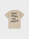 Zoe – Printet Let T-shirt med Rund Hals & Korte Ærmer