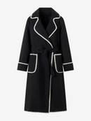 Trenside - Trenchcoat med bælte i taljen og sidelommer