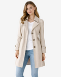 Notchmere - Figursyet trenchcoat med hakrevers