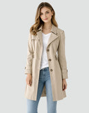Notchmere - Figursyet trenchcoat med hakrevers
