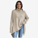 Knitelle - Rullekrave Sweater med Afslappet Pasform