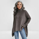 Knitelle - Rullekrave Sweater med Afslappet Pasform