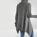 Knitelle - Rullekrave Sweater med Afslappet Pasform