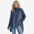 Knitelle - Rullekrave Sweater med Afslappet Pasform