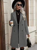 Closven - Trenchcoat med frontknaplukning