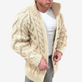 Knitrel - Cardigan med sjalskrave og knaplukning