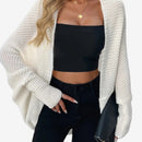 Cardin - Mellemlang Ensfarvet Cardigan