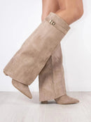 Kneeward - Ankelstøvler med Knæhøjt Design