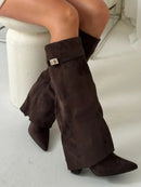 Kneeward - Ankelstøvler med Knæhøjt Design