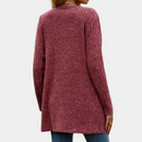 Nora – Langærmet cardigan med knaplukning & forlommer