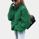 Olivia - Oversized sweater med høj hals