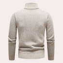 John sweater med halv lynlås