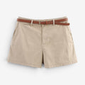 Dame casual shorts med plisserede detaljer