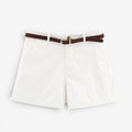 Dame casual shorts med plisserede detaljer