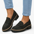 Nora - Afslappede slip-on loafers med afrundet tå