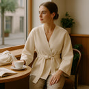 Natalie - Blød cardigan med løs pasform Lange ærmer for