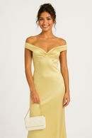 Penelope off-shoulder maxikjole