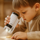 MiniExplore – LED Børnemikroskop til Udendørs Science-Eventyr