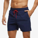Herre åndbare shorts med elastisk talje